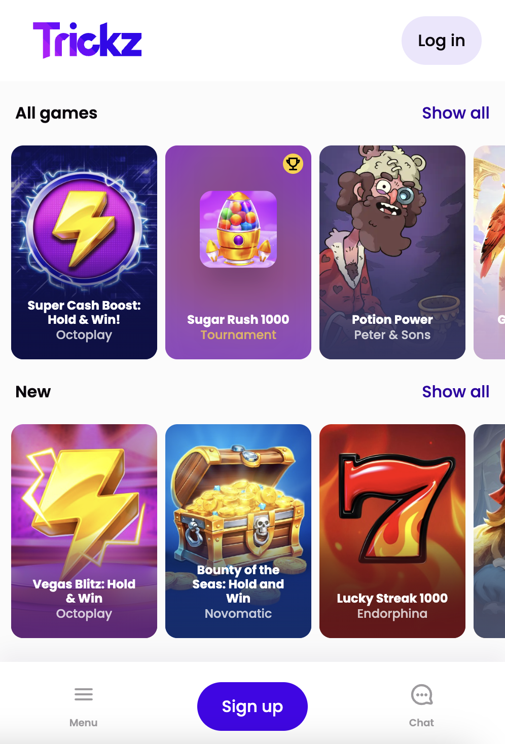 Trickzs mobilversion
